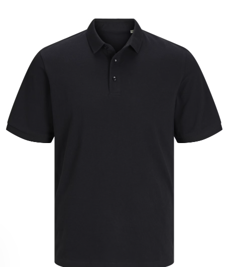 Polo Organic Black Medium (7556)