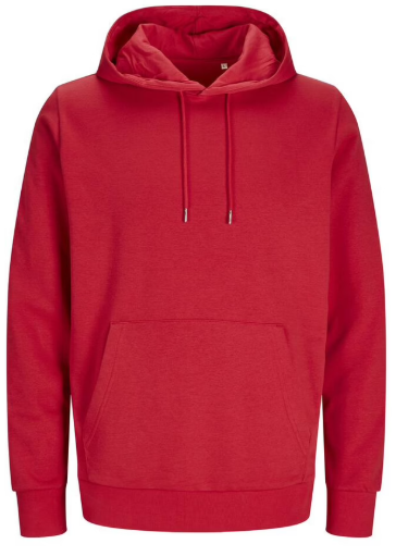 Sweat Hoodie w/drawstring Red Medium 