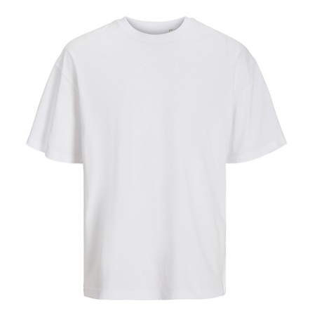 T-Shirt White Small Oversized